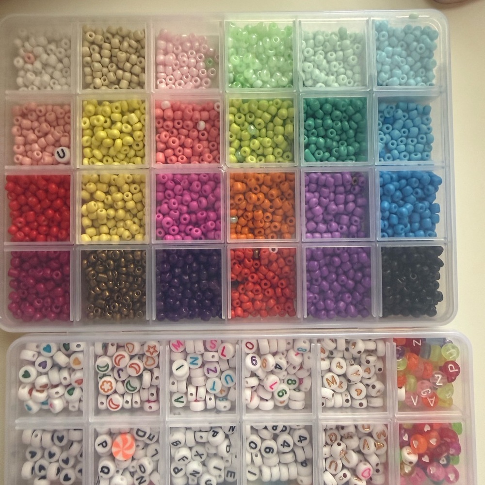 4mm seed colorful beads / for bracelets Set